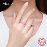 High Quality Round Clear AAAA Simulated Diamonds Silver Ring - Fashion Engagement Fine Jewellery - The Jewellery Supermarket