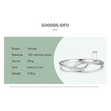 Interwoven Design Silver Elegant Sparkle AAAA Lab Created Diamonds Ring