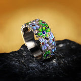 Fashion Creative Handmade Enamel Craft Epoxy Craft Women's Rings