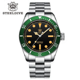Luxury Brand Black Dial Vintage Luminous NH35 Automatic Watch - 200m Water Resistant Dive Watch Perfect gift