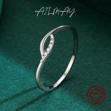 Interwoven Design Silver Elegant Sparkle AAAA Lab Created Diamonds Ring