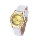 New Arrival New Fashion Crystal Ladies Watch - Luxury Brand Quartz Women Fashion Casual Leather Watch - The Jewellery Supermarket