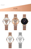 Original Design Elegant Quartz Ladies Watches Fashion Japan Movement Stainless Steel Rose Gold Colour Wristwatches