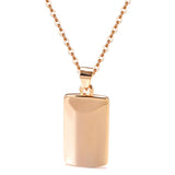 14K Filled Gold Minimalist Glossy Latest Style Fashion Pendant Chain Necklace