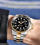 Popular Top Brand Automatic Luxury Sapphire Glass Mechanical Wristwatch Sports Stainless Steel Waterproof Men Watch