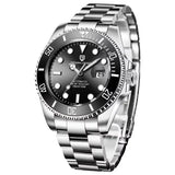 Luxury Design Men's Mechanical Watch - Sapphire Stainless Steel Waterproof Fashion Business Sports Watch Best Gift