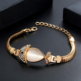 ZOSHI New Woman Bracelets Mulitlayers Gold Color Chain Heart Bracelets &amp; Bangles Charm Bracelets For Women Crystal Bracelets - The Jewellery Supermarket