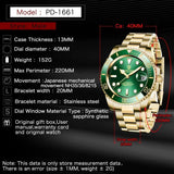 Top Brand Luxury New Stainless Steel Mechanical Sapphire Glass Automatic Waterproof Sports Watch for Men - The Jewellery Supermarket