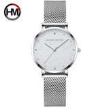 Elegant Sahara Desert Dial Design Top Brand Luxury Quartz Stainless Steel Rose Gold Colour Waterproof Ladies Watches