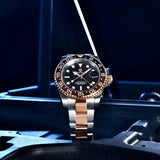 Luxury Design Top Brand Sports Waterproof  Sapphire Glass 40mm Ceramic GMT Mechanical Men Automatic Wristwatches