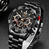 Superb Top Brand Luxury New Fashion Blue Sports Chronograph Waterproof Quartz Mens Watches - Ideal Gifts - The Jewellery Supermarket