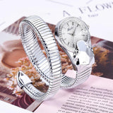 Luxury Crystal Hip Hop Unique Design Silver Gold Steel Bangle Fashion Casual Ladies Quartz Watches