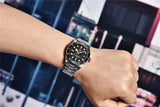 Quality Brand BB58 Retro Red Automatic Luxury Waterproof Mechanical Stainless steel Rivet Strap Wristwatches for Men