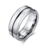New Trendy Fashion Blue/Gold/Black Band Engagement Wedding Tungsten Carbide Rings For Men - Jewellery Gifts For Men