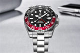 Top Brand Men Mechanical Wristwatches Luxury Ceramic Bezel GMT Watches Automatic 100m Waterproof Watches for Men