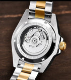 Luxury Design Water Ghost Series Classic Blue Dial Luxury Automatic Stainless Steel 100m Waterproof Mechanical Watch