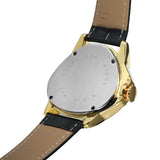 New Top Brand Classic Golden Tone and Black Fashion Creative Triangle Surface Three-Pointer Wristwatches for Men