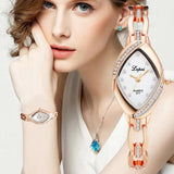 New Arrival Brand Luxury Gold Quality Rhinestones Watch - Ladies Fashion Dress Quartz Watches - The Jewellery Supermarket