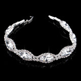 Luxury Crystal Silver Plated Rhinestone Charm Bracelets & Bangles For Women Fashion Jewellery Gifts