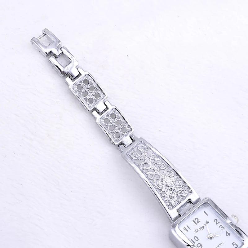 New Top Brand Luxury Fashion Gold or Siver Colour Stainless Steel Bracelet Watches -  Ladies Elegant Wristwatches - The Jewellery Supermarket