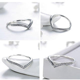 Excellent 3 Style Stackable Rings - Clear AAAA Simulated Diamonds Fashion Jewellery For Women and Couples - The Jewellery Supermarket