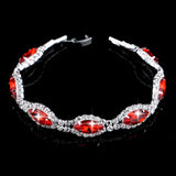 Luxury Crystal Silver Plated Rhinestone Charm Bracelets & Bangles For Women Fashion Jewellery Gifts