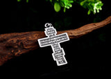 New 316L Stainless Steel Jesus Christ Cross Mens Pendant Necklace - Religious Believers High Quality Jewellery - The Jewellery Supermarket