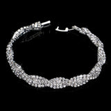 Luxury Crystal Silver Plated Rhinestone Charm Bracelets & Bangles For Women Fashion Jewellery Gifts