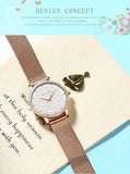 Top Luxury Brand Elegant White Flower 3D Engraving Dial Face Rhinestones Fashion Waterproof Ladies Watches
