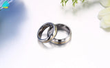 New Couple Inset 6/8 mm Bague Tungsten Carbide Ring for Anniversary Engagement Wedding Jewellery Rings - The Jewellery Supermarket