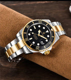 Luxury Design Water Ghost Series Classic Blue Dial Luxury Automatic Stainless Steel 100m Waterproof Mechanical Watch