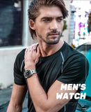 New Arrival Stainless Steel 20Bar Waterproof Men's European and American Business Leisure Outdoor Sports Quartz Watch