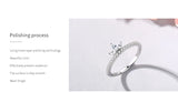 Top Quality Crown Clover AAAA Lab Created Diamond 925 Sterling Silver Ring
