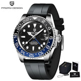 Luxury Design Top Brand Sports Waterproof  Sapphire Glass 40mm Ceramic GMT Mechanical Men Automatic Wristwatches