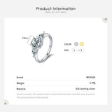 Silver Classic Wedding Dazzling Oval AAAA Simulated Diamonds Romantic Ring - Elegant Fine Jewellery For Women - The Jewellery Supermarket