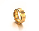 New Real Tungsten Rings for Men - Jewellery Gold Colour Men's Wedding Gift - Popular Seller - The Jewellery Supermarket
