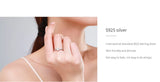 Dazzling Sparkling AAAA Lab Created Diamond 925 Sterling Silver Solitaire Ring
