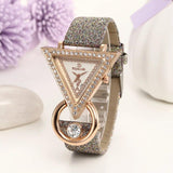 New Arrival Fashion Triangle Luxury CZ Diamonds Quartz Wristwatches for Women - Popular Choice - The Jewellery Supermarket