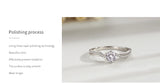 Dazzling Sparkling AAAA Lab Created Diamond 925 Sterling Silver Solitaire Ring