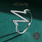 Heart Beat Design Silver Personality AAAA Lab Created Diamonds New Style Ring