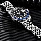 Luxury Design Top Brand Sports Waterproof  Sapphire Glass 40mm Ceramic GMT Mechanical Men Automatic Wristwatches
