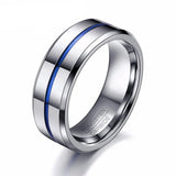 New Arrival 8mm Width Top Quality 100% Tungsten Carbide Rings for Men - Popular Wedding Jewellery