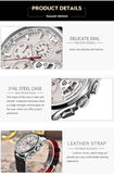 Popular Top Luxury Brand Fashion Movement Military Style Leather Quartz Watches for Men - Top Choice - The Jewellery Supermarket