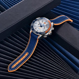 Top Brand Stainless Steel, Waterproof 100m Sapphire Glass Chronograph Japanese VK64 Movement Mens Quartz Wristwatches - The Jewellery Supermarket