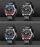 Top Brand Men Mechanical Wristwatches Luxury Ceramic Bezel GMT Watches Automatic 100m Waterproof Watches for Men