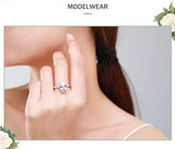 Classic Luxury Selection AAAA Lab Created Diamonds 925 Sterling Silver Rings