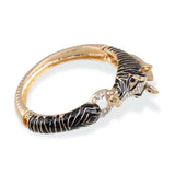 New Arrivals Animal Zebra Bangle Cuff Bracelet Gold Plated Statement Fashion Women's Bangle Bracelet for Party - The Jewellery Supermarket