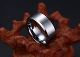 New Arrival Top Quality 8.0mm Hand Polished Tungsten Ring for Men - Classic Wedding Jewellery - The Jewellery Supermarket