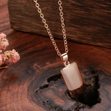 14K Filled Gold Minimalist Glossy Latest Style Fashion Pendant Chain Necklace