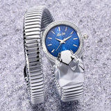 New Arrival Top Brand Fashion Luxury Snake Shape Quartz Waterproof Ladies Bracelet High Quality Wrist Watches